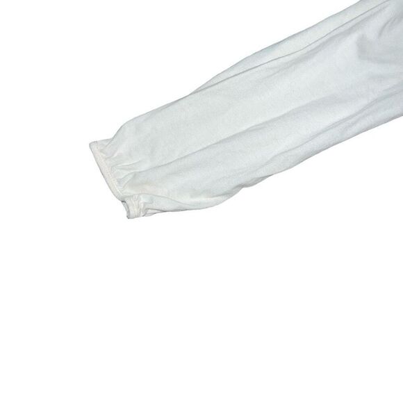 L.L BEAN Cream Drawstring Long Sleeve Cardigan Size M - Picture 5 of 8